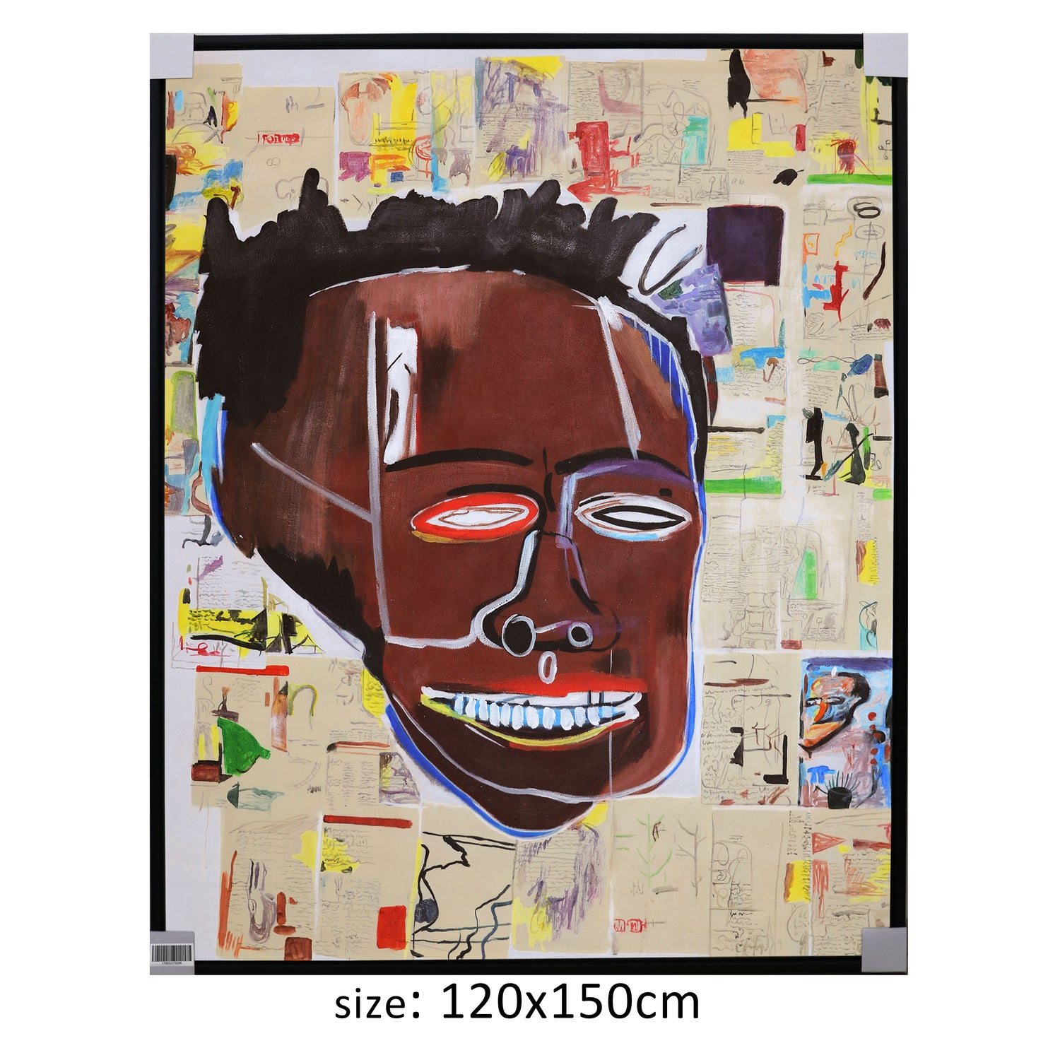 ÓLEO L ROSTRO MULATO 120X150