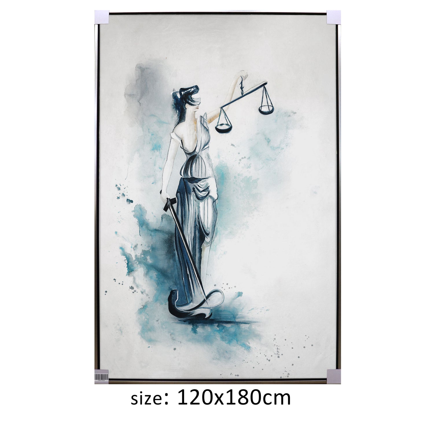 ÓLEO XL MUJER DE JUSTICIA 120X180
