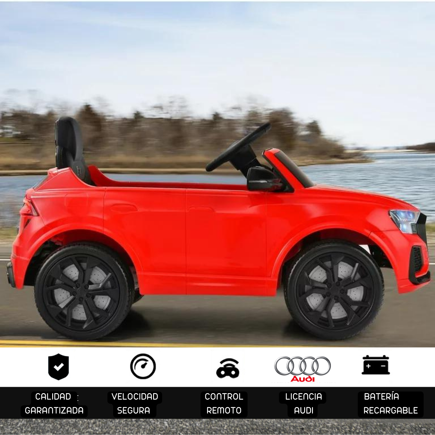 Audi RS Q8 Rojo 12V