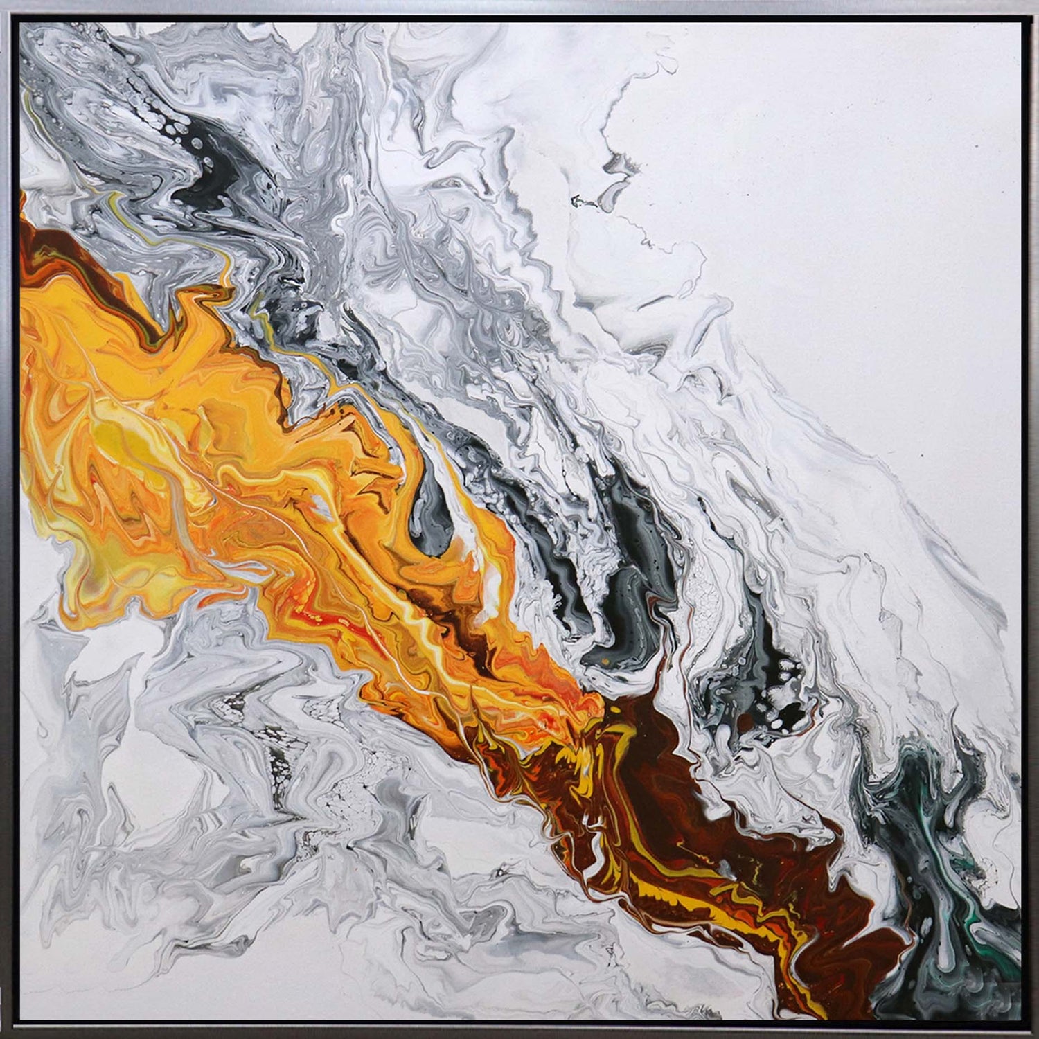 Oleo Lava con fondo blanco