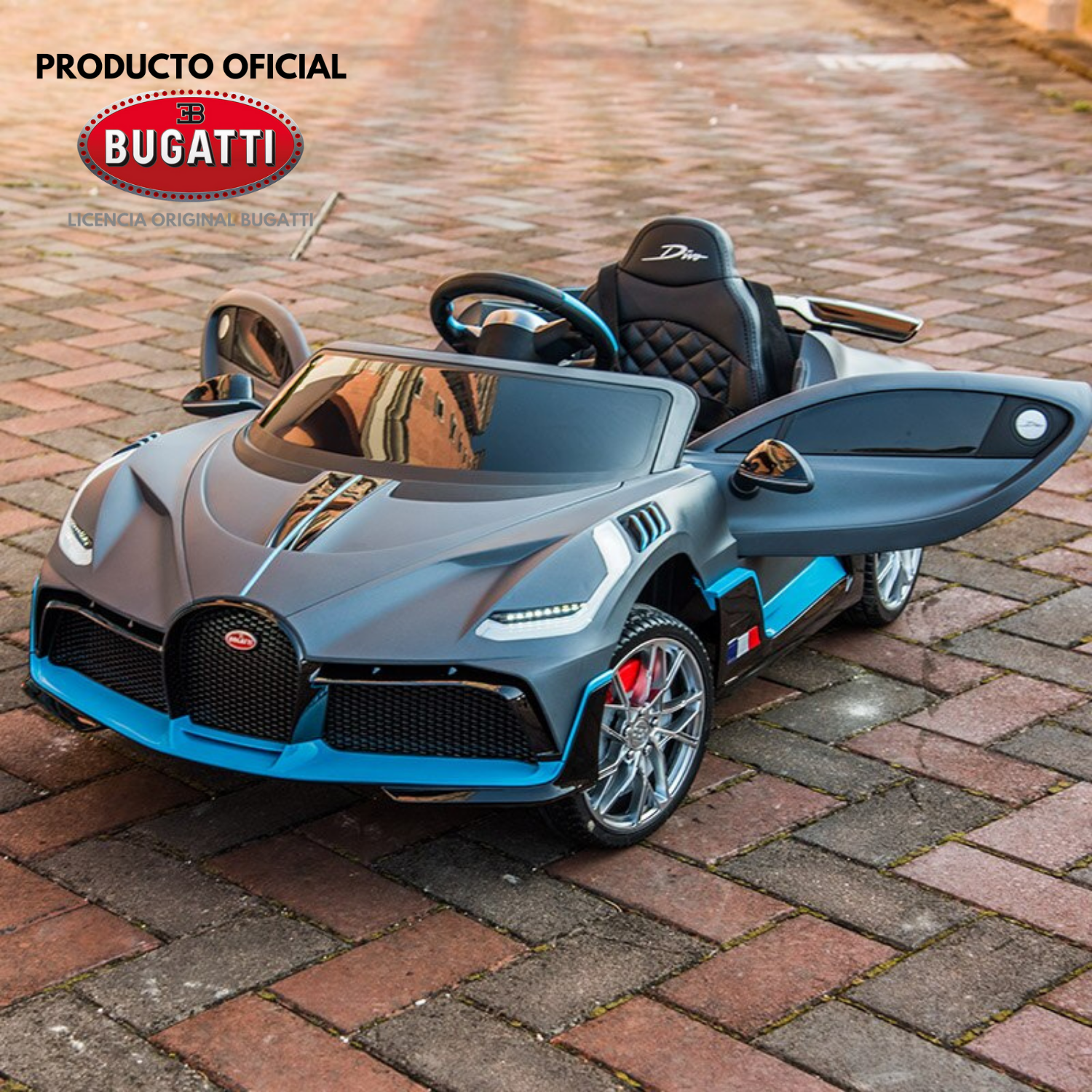 Bugatti Divo Gris 12V
