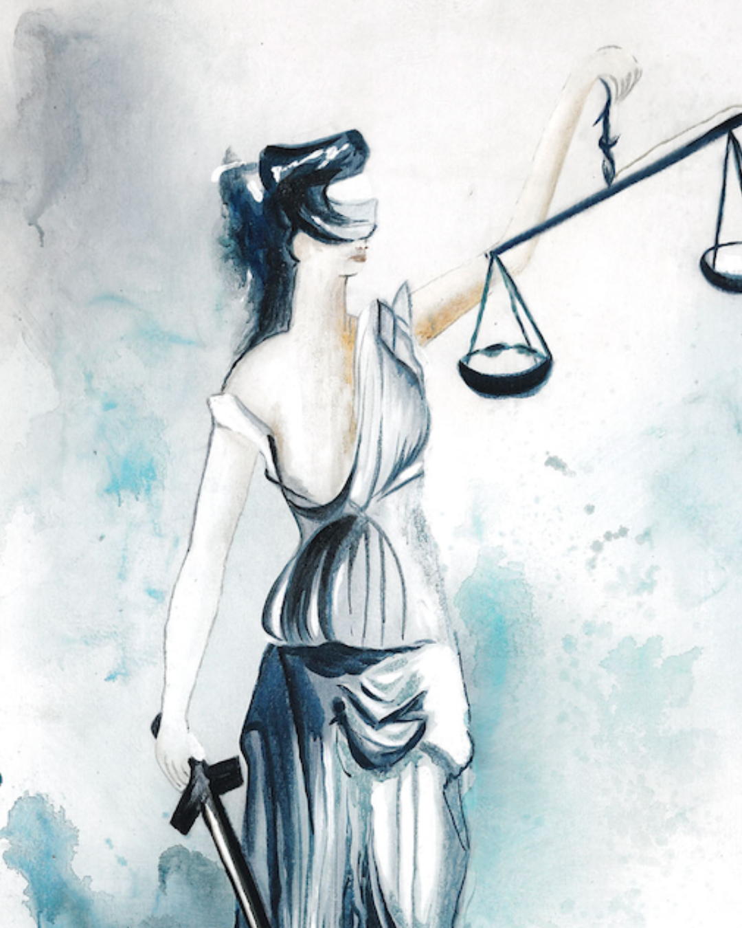 ÓLEO XL MUJER DE JUSTICIA 120X180