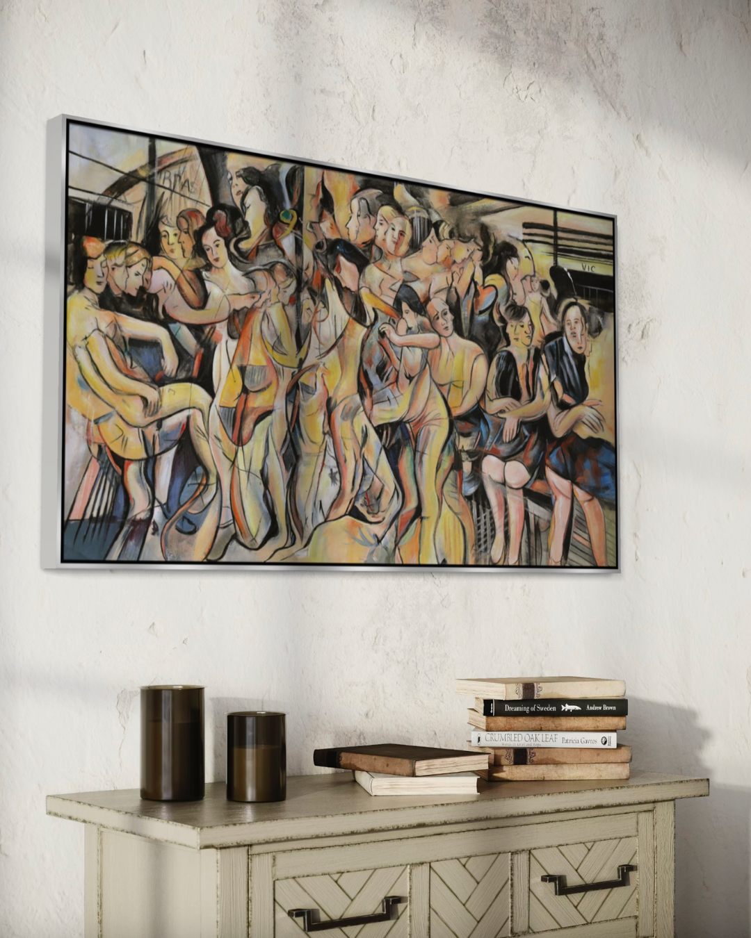 ÓLEO M CUERPOS HUMANOS 120X70