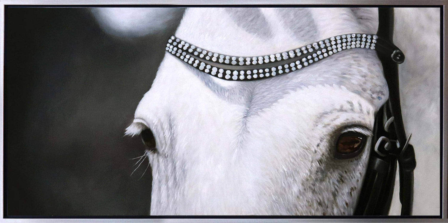 Oleo Ojos de caballo