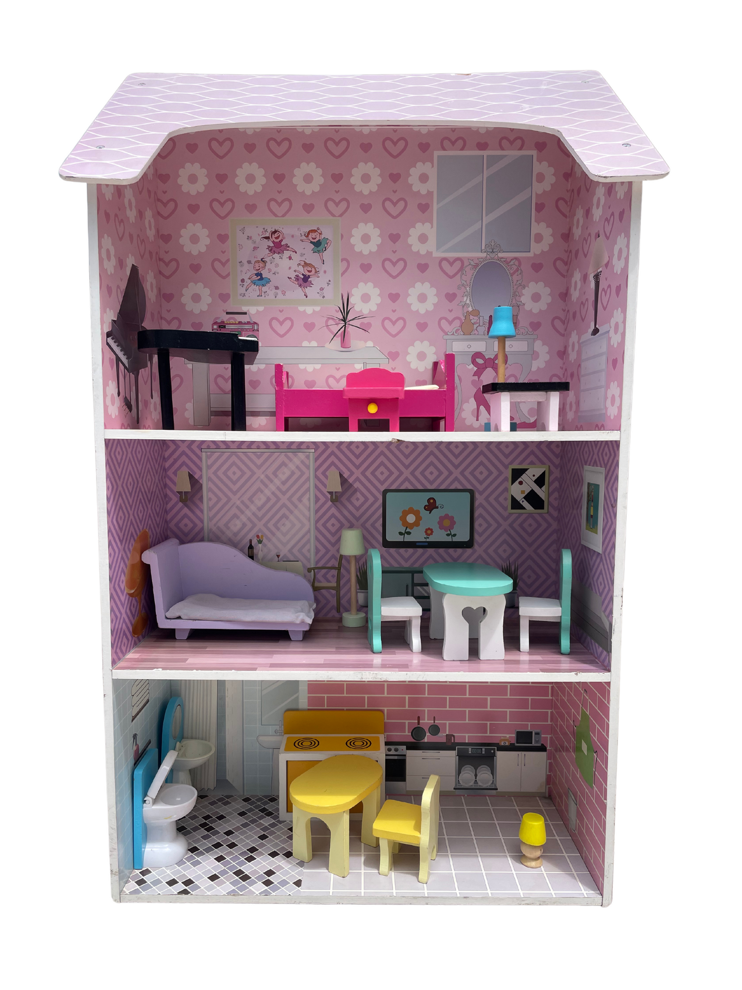 Cocina y Casita 2 En 1 Interactiva Para Niños