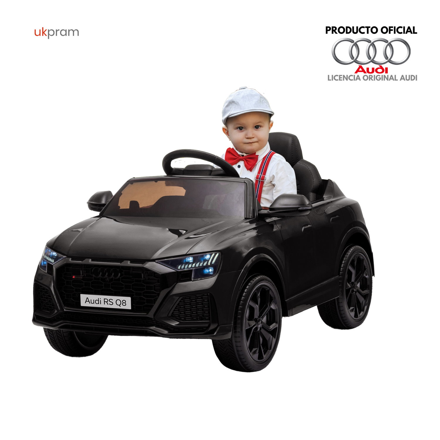 Audi RS Q8 Negro 12V