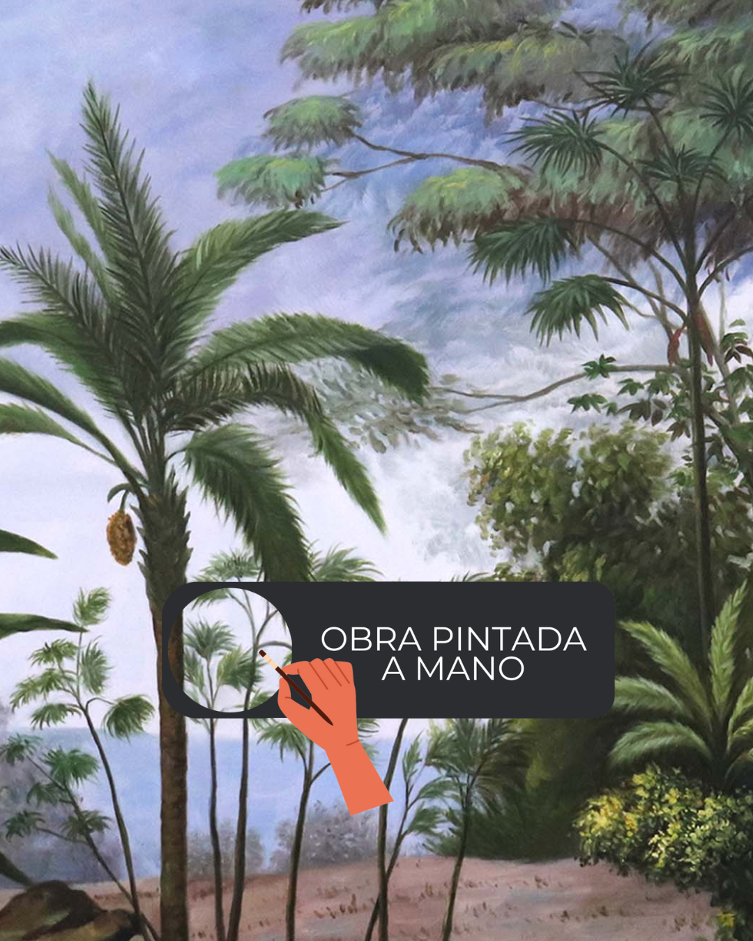 Oleo Selva y palmeras