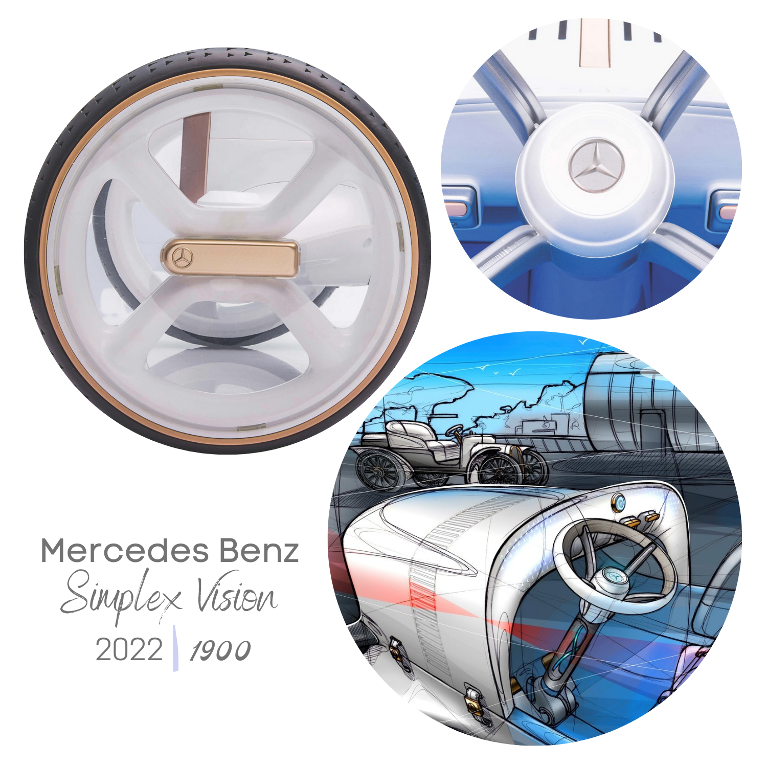 Auto a batería Mercedes Benz Simplex Vision 12V | Licencia Oficial