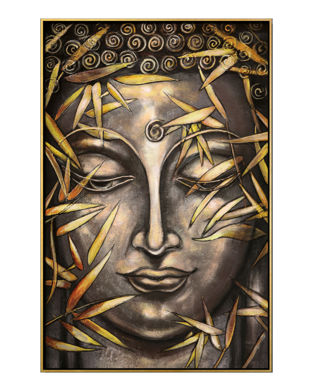 ÓLEO L BUDA DORADO 100X150