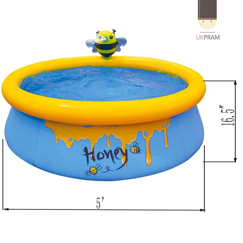 Piscina Inflable Abejita para Niños 457L 41x150 cm