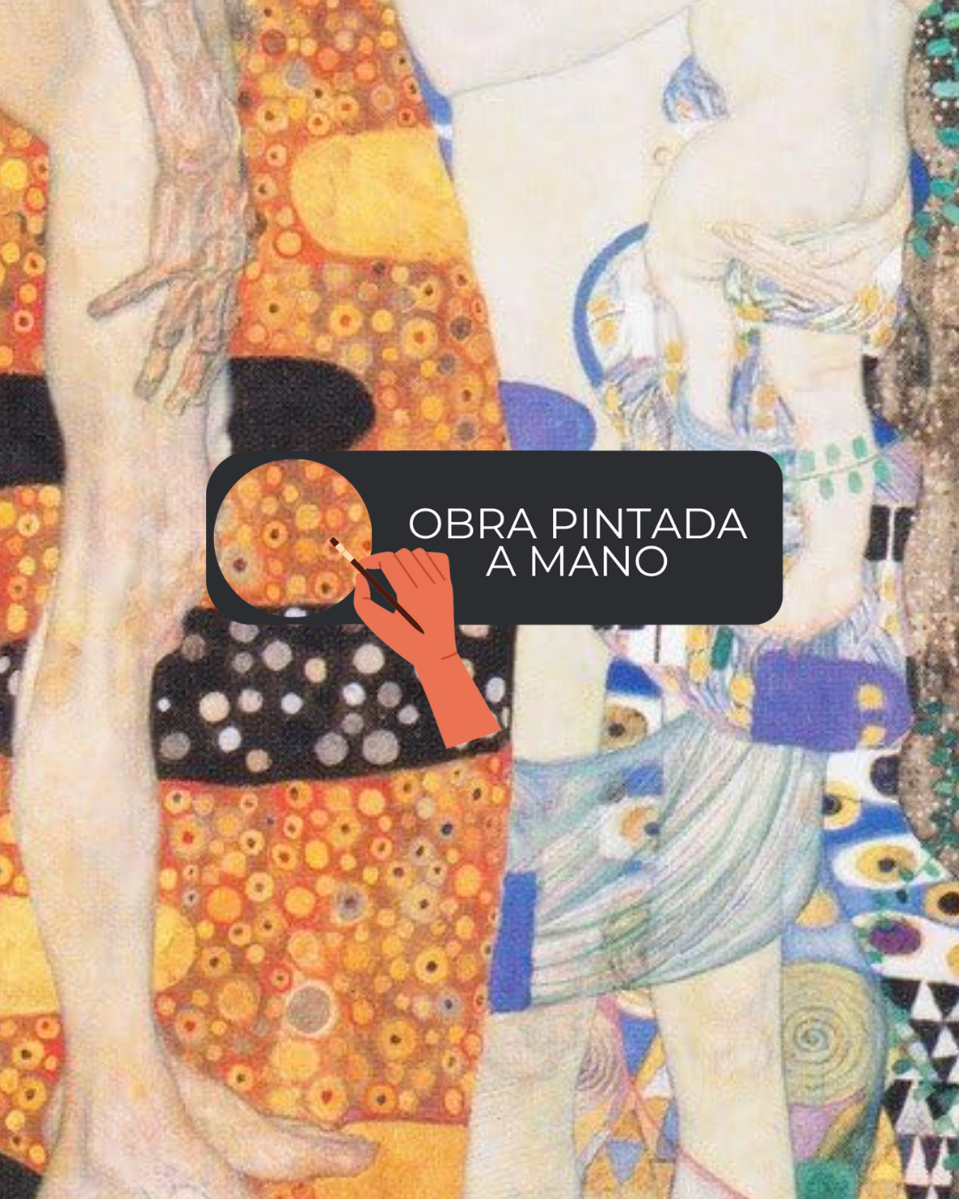 ÓLEO XXL FIGURATIVO CUERPO NEGRO 180X180