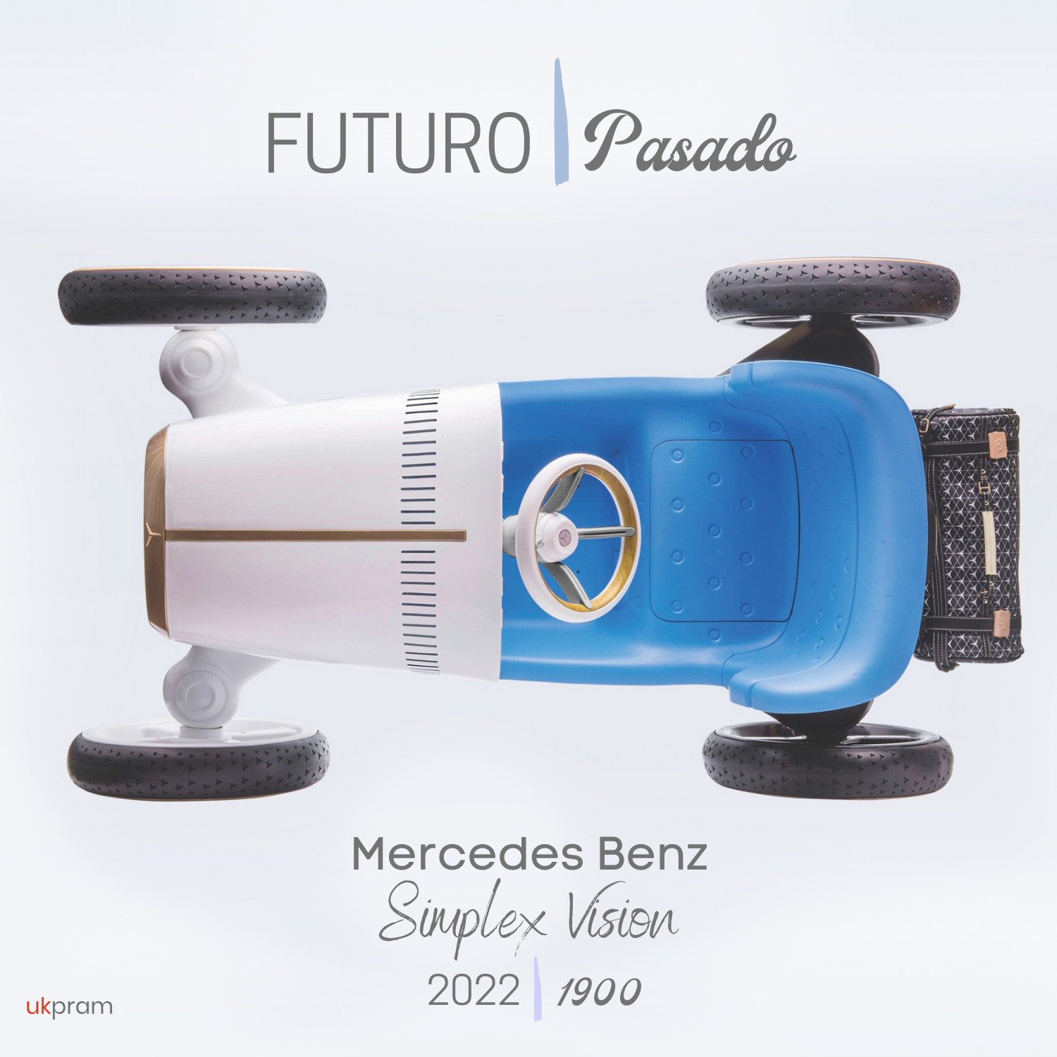 Auto a batería Mercedes Benz Simplex Vision 12V | Licencia Oficial