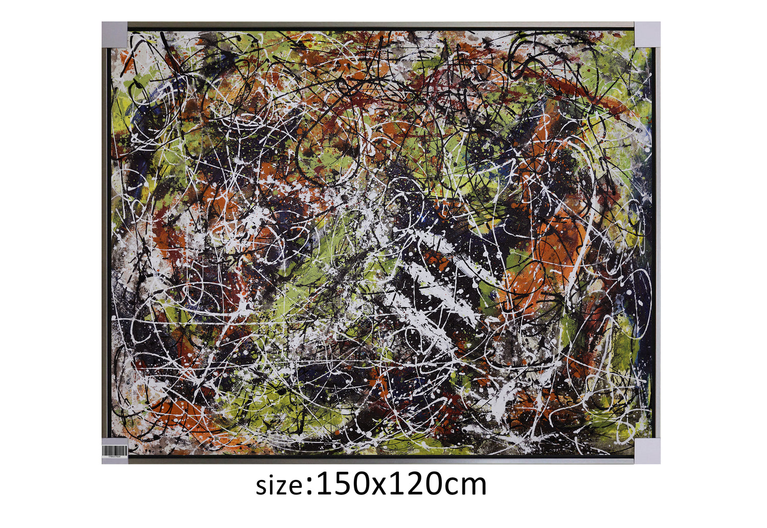 ÓLEO XL ABSTRACTO CAOS 150X120