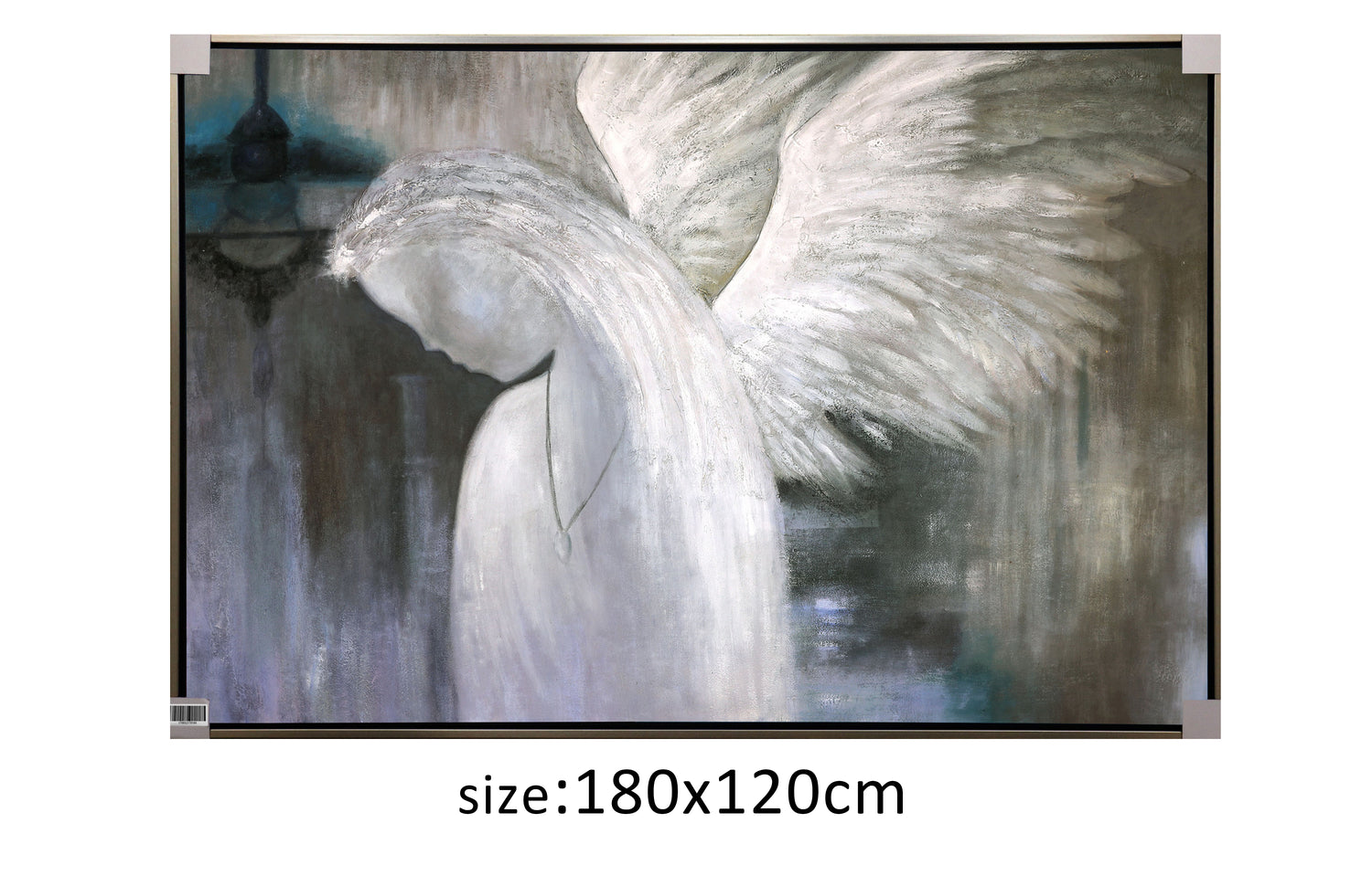 ÓLEO XL ABSTRACTO ÁNGEL ALAS 180X120
