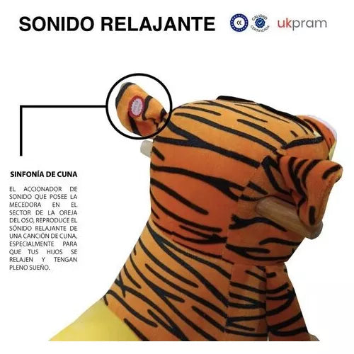 Balancin Silla Mecedora Madera Tiger