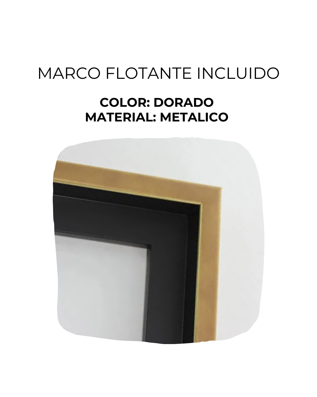 ÓLEO XXL ABSTRACTO NEBULOSA DORADA 150X200