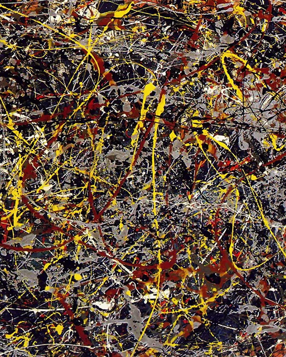 ÓLEO XXL ABSTRACTO CAOS 200X100