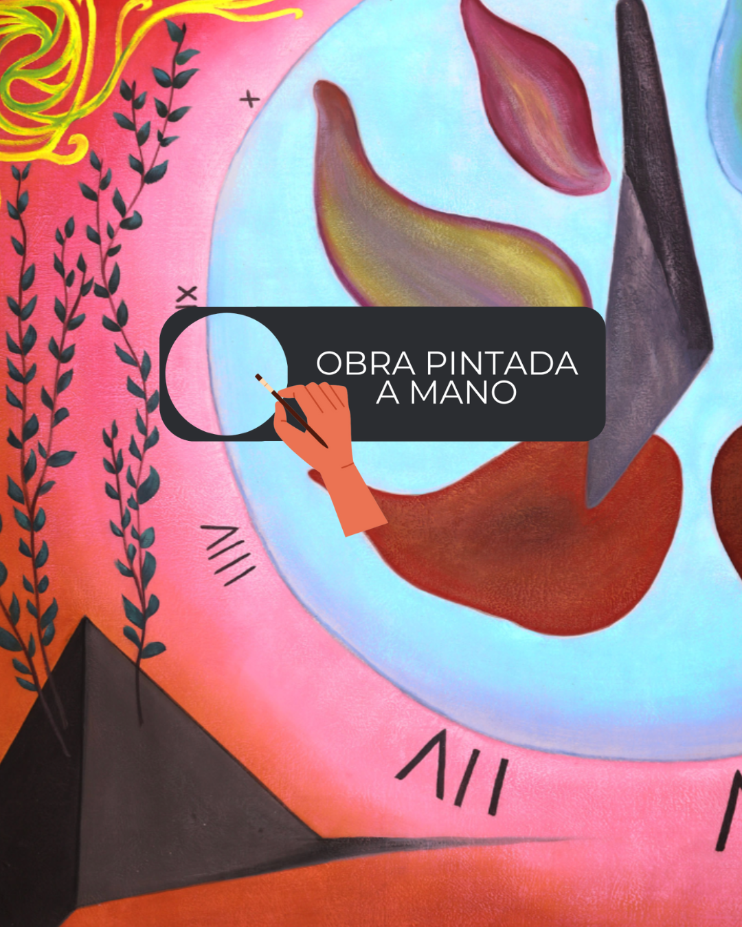 ÓLEO XXL FIGURATIVO RELOJ 150X200