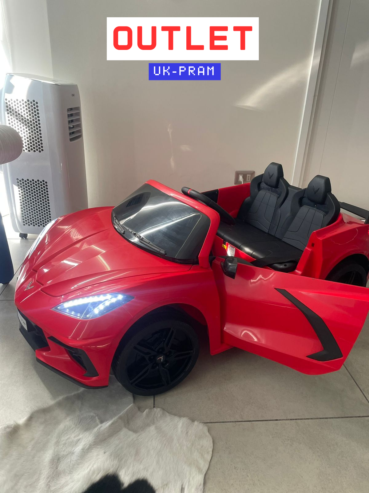 Chevrolet Corvette C8 Rojo 12V