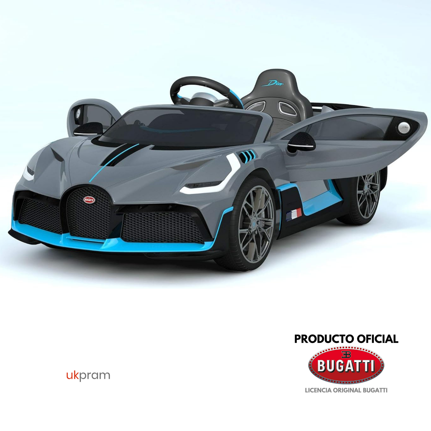 Bugatti Divo Gris 12V