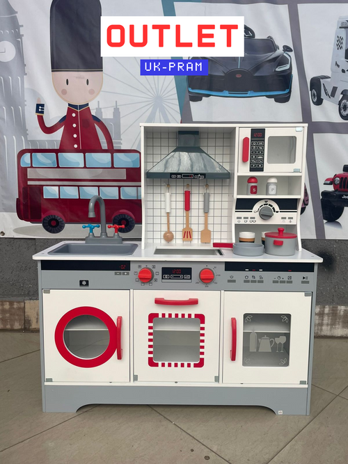 Cocina Interactiva Roja Para Niños (OUTLET) - imagen 2