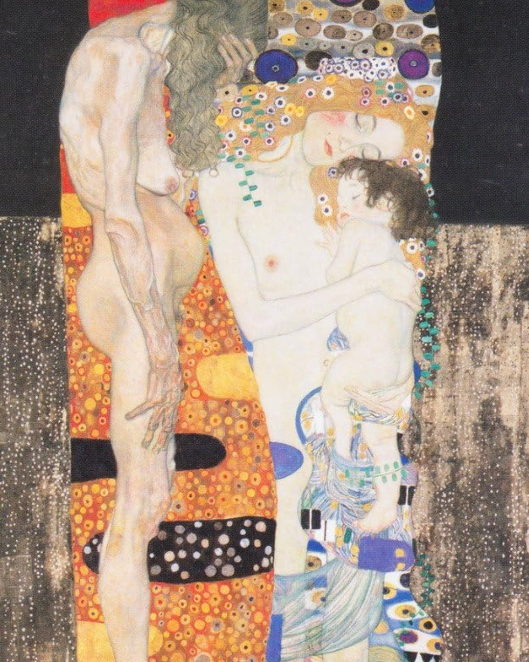 ÓLEO XXL FIGURATIVO CUERPO NEGRO 180X180