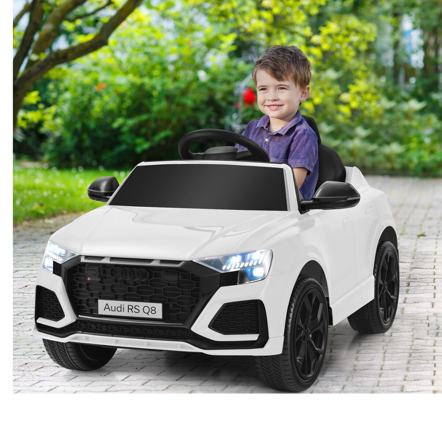 Audi RS Q8 Blanco 12V