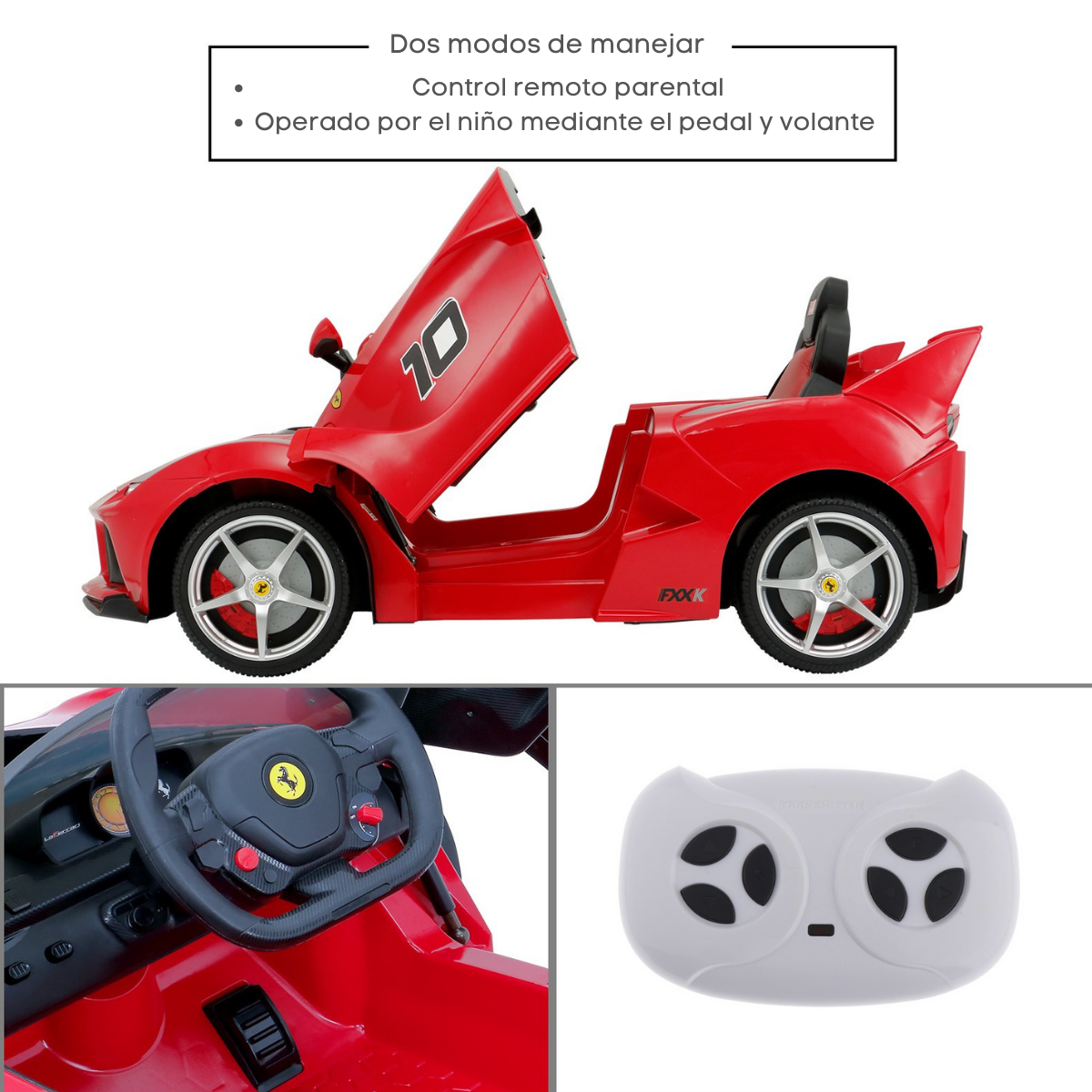 Ferrari FXXK Rojo 12V