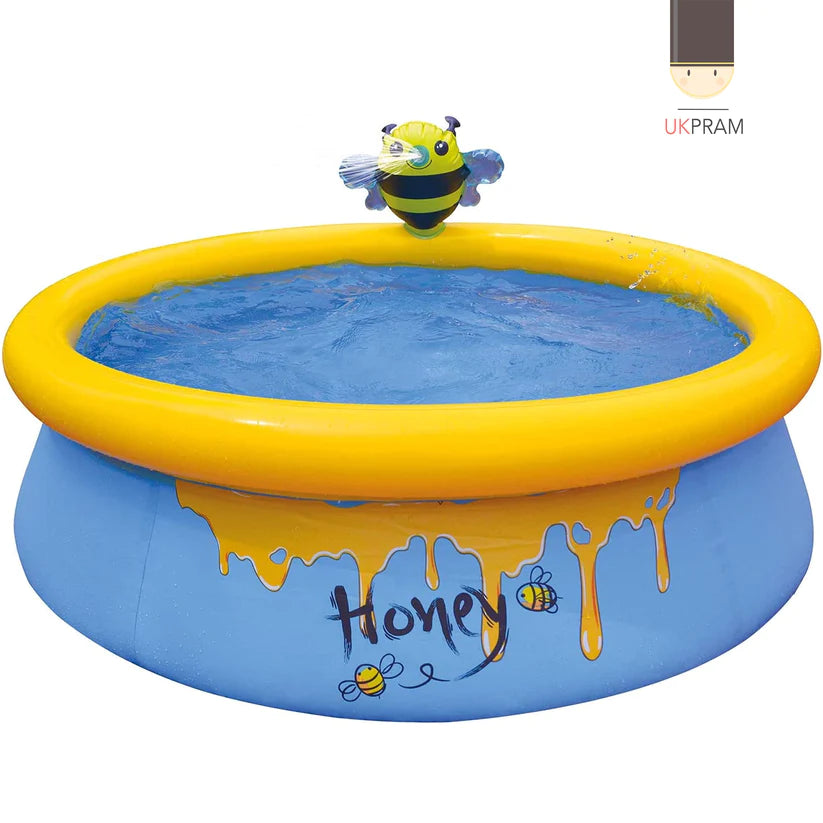 Piscina Inflable Abejita para Niños 457L 41x150 cm