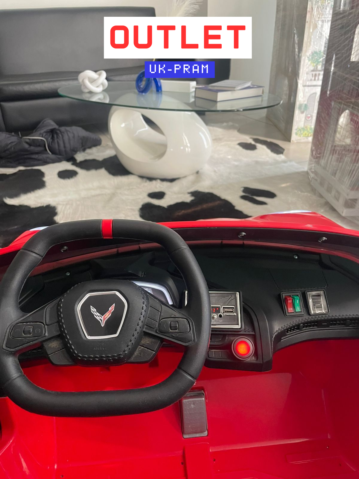 Chevrolet Corvette C8 Rojo 12V
