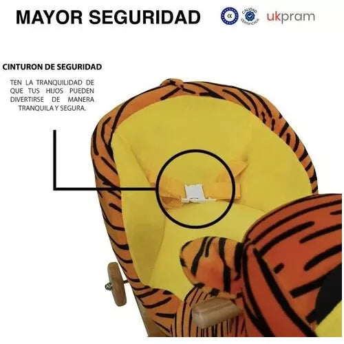 Balancin Silla Mecedora Madera Tiger
