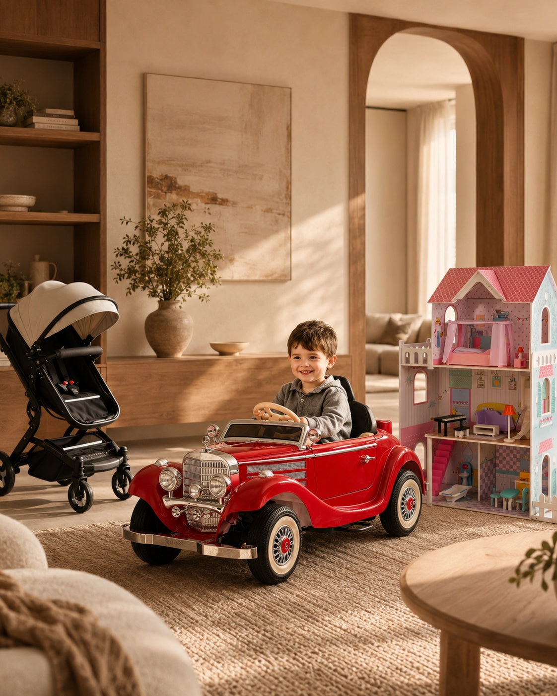 UKHOME KIDS: autos a batería, coches y casitas de muñecas